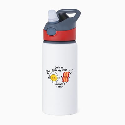 Hacebo® - Valentijn cadeau - waterfles met rietje rood - Valentijnsdag - Relatie cadeau - Jubileum relatie cadeau - Cadeau vriend - Cadeau vriendin - Grappige cadeau valentijn - Leuke cadeau - Gift - Geschenk - water fles - 650ML