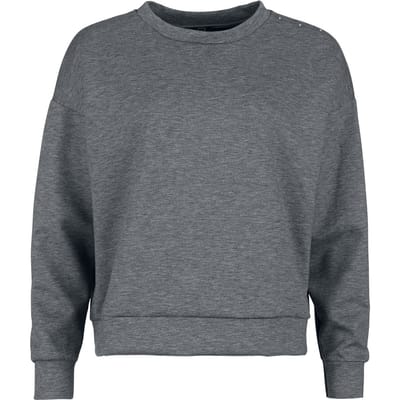 R.E.D. by EMP Shirt met lange mouwen - Fine Line Rivets - S tot XL - voor Vrouwen - grijs