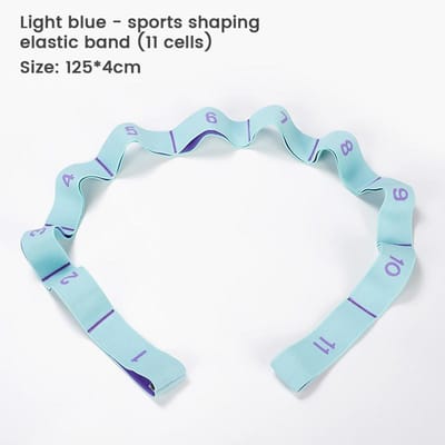 11 Vaks Multi-Segment Yoga Weerstandsband Beginner Dans Pilates Hulp Rekband Volwassen Latijnse Training Elastische Banden