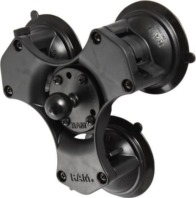 RAM Mount Triple Zuignapbasis met B-Kogel (25 mm) - RAP-B-365-224-1U