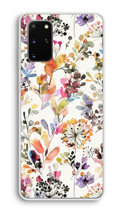Hoesje geschikt voor Samsung Galaxy S20 Plus hoesje - Wilde grassen - Soft Cover Telefoonhoesje - Bescherming aan alle Kanten en Schermrand