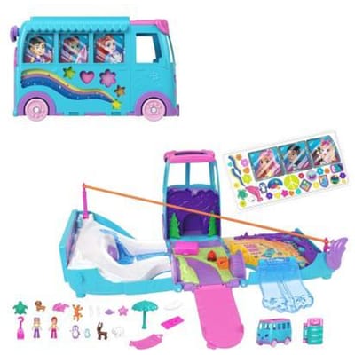 Polly Pocket Op avontuur met je dierenvriendje - Compacte Speelfigurenset