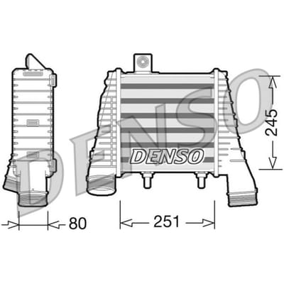 Intercooler DENSO DIT02008