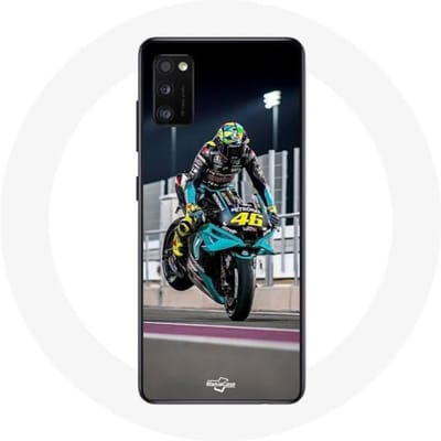 Coque Samsung Galaxy A41 Valentino Rossi Pilote de vitesse motoGP