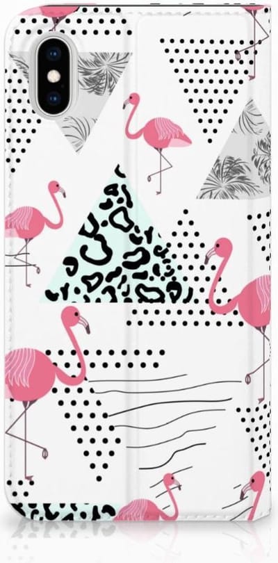 Apple iPhone Xs Max Hoesje maken Flamingo Triangle