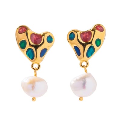Oorhangers met Hart & Parel – Romantisch & Elegant | Twinolo