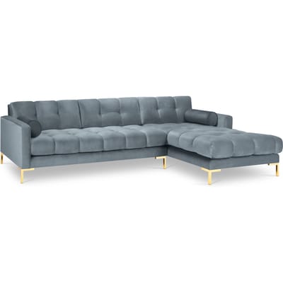 Hoekbank Bali rechts velvet | Cosmopolitan Design