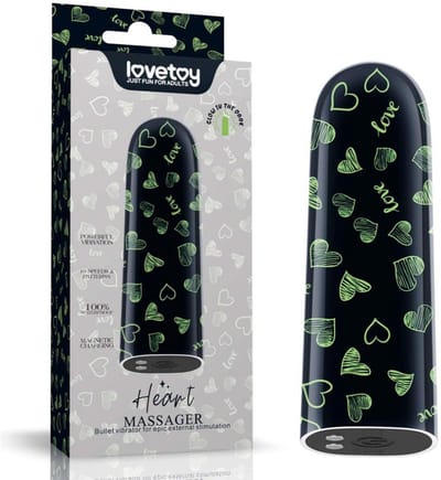 Lovetoy Serie - Mini Vibrator - Heart Massager - Compact - 10 Functies