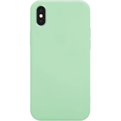 ShieldCase Pantone siliconen hoesje geschikt voor Apple iPhone Xs Max - silicone case - optimale bescherming - backcover - lichtgroen