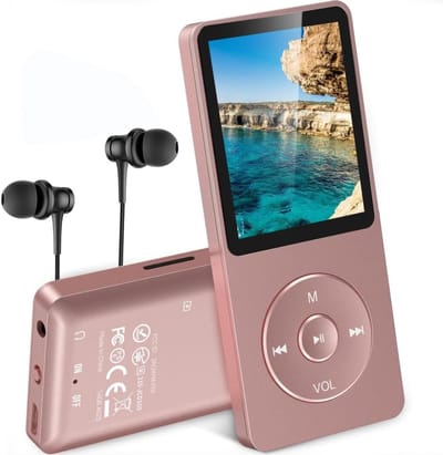 MRKK® MP3 Speler Bluetooth - FM-Radio - Roze