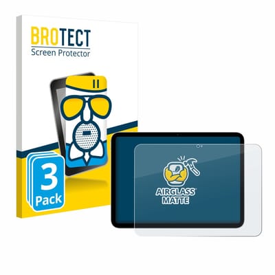 BROTECT - Screenprotector voor Apple iPad A16 11" WiFi 2025 (11. Gen.) - Folie Beschermfolie Beschermglas matte 3 Stuks