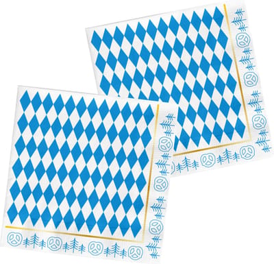 Folat - Servetten - Oktober bier festival 33 x 33 cm - 20 stuks.