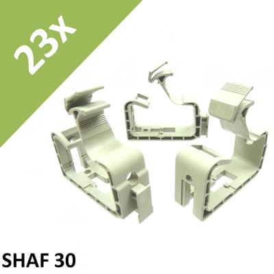 Fischer verzamelhouder SHAF 30 koppeldeel KP montagevoet MS - Elektrische kabel