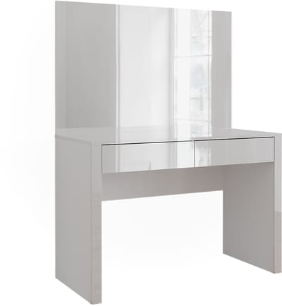 Vicco Annabelle Kaptafel – 110 cm met spiegel Wit hoogglans/wit