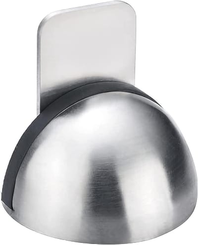 Deurstopper Vloer - Vloerstop Deur - Muren Beschermen - Inclusief Bevestiging - 1 Stuk - Goud