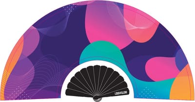 LOUD AND CLEAR® - Waaier - Handwaaier - Spaanse Waaier - Festival - Multi - Rond