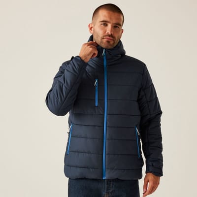 Gevulde Jas Heren Insulated Orange Zippers