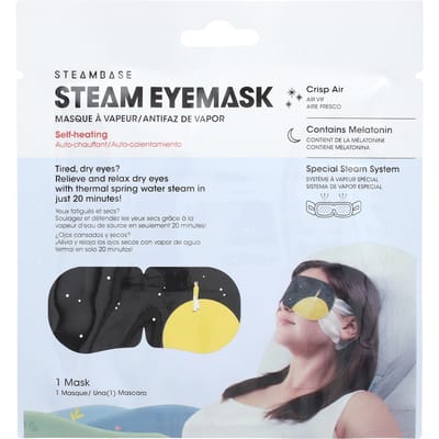 Steambase, stoom oogmasker, frisse lucht, 1 masker gray