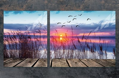 TMK ArtDeko - Snijplank en Beschermplaat - Glas - 100x52 cm - Hartglas
