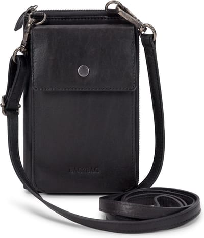 Bag2Bag Leren Telefoontasje Sorso Black