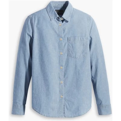 Dockers Original Overhemd Met Lange Mouwen Blauw S Vrouw