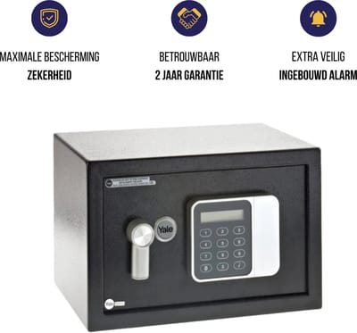 Yale - Elektronische Gastenkluis Alarm - Small - DB2