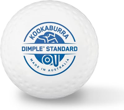 Hockeybal - Sportbal Wedstrijdbal - Club Wedstrijden Spelen - Kuiltjes Buitenkant - Standaard Maat - Wit