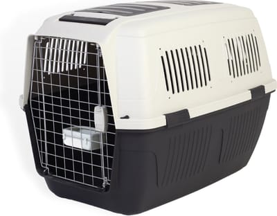 Topmast Transportbox Deluxe - Voor Huisdieren - Airline Reismand - 71 x 53 x 58 cm - Reisbench - Transportbox Hond en Kat