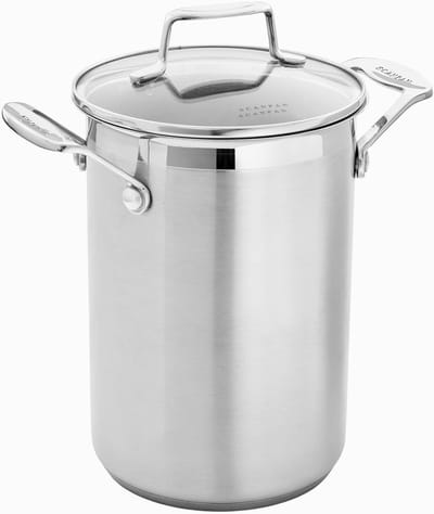 Asperge Maïstopf - Kookpan - Groenten Koken - Sandwich Bodem - 45 Liter - Zilver