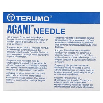 Terumo Naald Agani 26g 7/8 Rb 100