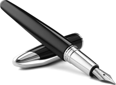Colibri Equinox Vulpen - Pen met Inktpatroon - Medium Penpunt - met Geschenkdoos - 1 stuk - Zwart