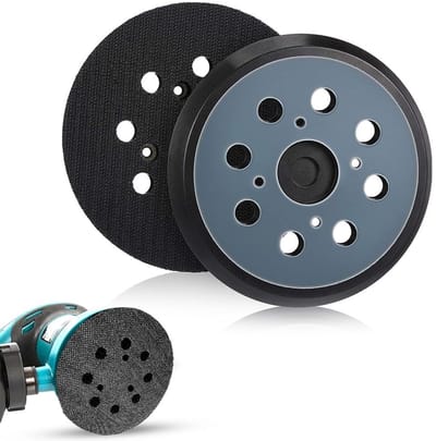 Sanding pads met 8 gaten, 125 mm, vervangende schuurdiscs, geschikt voor R2600, R2601, RS290, RS241 en RS240, ideaal voor schuren en afwerken.