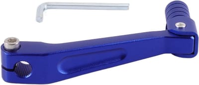 Schakelhendel Motorfiets - Versnellingspook ATV - Motoronderdelen Vervangen - Antislip Groefontwerp - 20.8 x 6.9 x 3 cm - Blauw