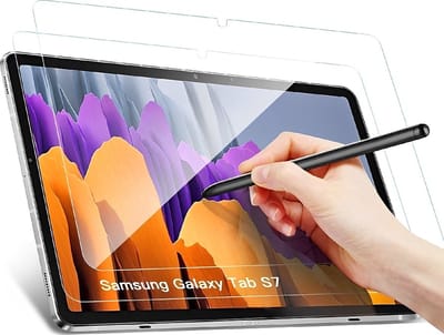 Set van 2 Tempered Screenprotector | Glas | Beschermglas geschikt voor Samsung Galaxy Tab S7 [2-Pack]