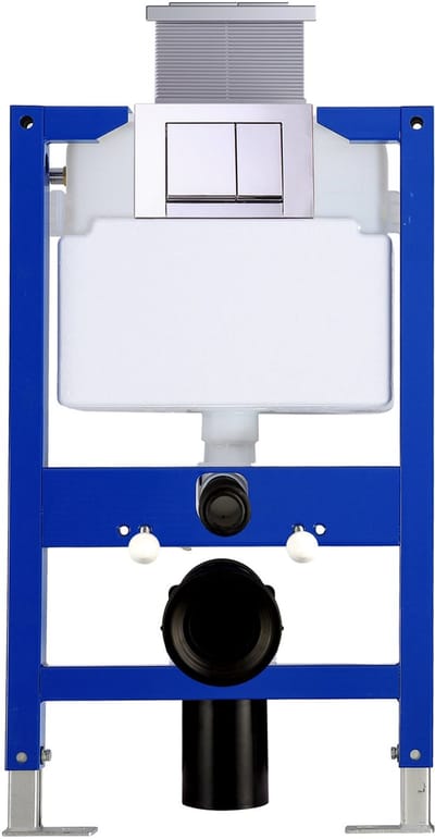 HOROW Inbouwwaterreservoir - 82 cm hoog - Met spoelpaneel - Geschikt voor wandtoiletten