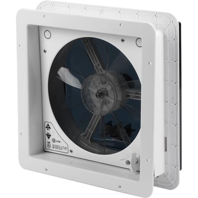 Ventilateurs de ventilation de plafond à commande manuelle à faible bruit 10 pales pour camping-car, caravane, bus 13,4x13,4 pouces 24V 0100333