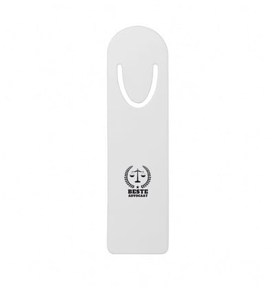 Hacebo® - beste advocaat metalen boekenlegger - Beste advocaat - collega - cadeau Bladwijzer boekenleggers - 12.7 cm x 3.2cm