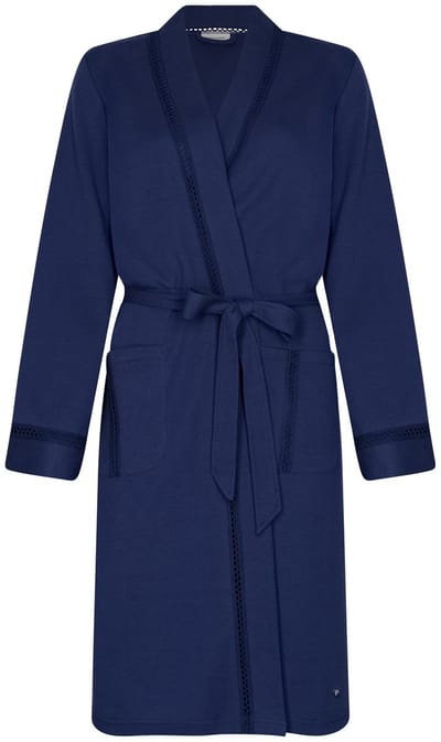 Pastunette - Badjas - Midnight - Katoen - Blauw - Maat L