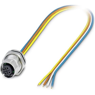 Phoenix Contact 1419616 Sensor/actuator inbouwconnector M12 Aantal polen (sensoren): 4 Stekker, inbouw 0.50 m 1 stuk(s)