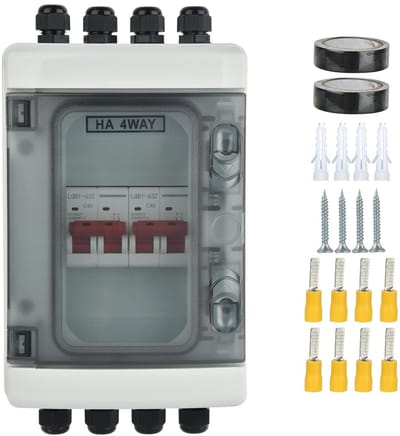 Overspanningsbeveiliging voor PV Installaties - 500V DC 2-polige Stroomonderbreker 40A