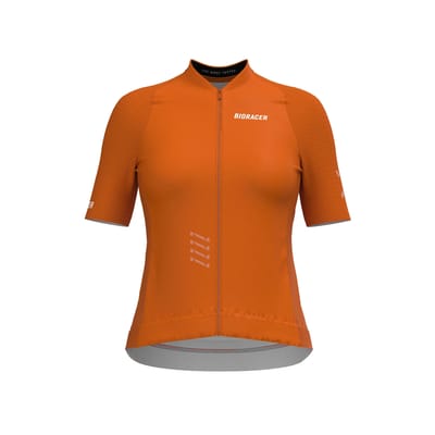 BIORACER Icon - Fietsshirt Zomer - Dames - Rusty Ochre - Korte Mouw - Ademend & Aansluitend - Maat S
