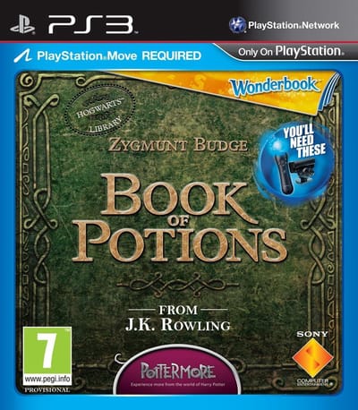 Wonderbook: Book of Potions - Playstation 3 - Harry Potter - Vintage sealed