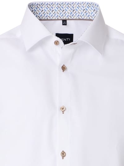 Venti Heren Overhemd Wit Modern Fit Katoen 154409500-000 Wit - 3XL