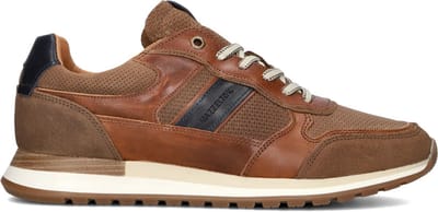 Mazzeltov Madrid Sneakers - Leer - Heren - Bruin - Maat 40