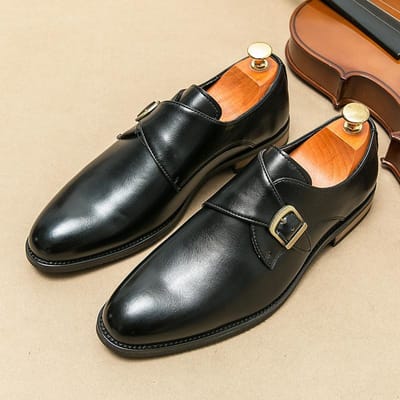 Leren Schoenen Voor Man Echt Leer Grote Maat Schoenen Designer Formele Schoenen Casual Schoenen Mode Zakelijk 41 black