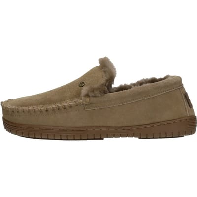 Warmbat Grizzly Suede Heren Sloffen - Bruin