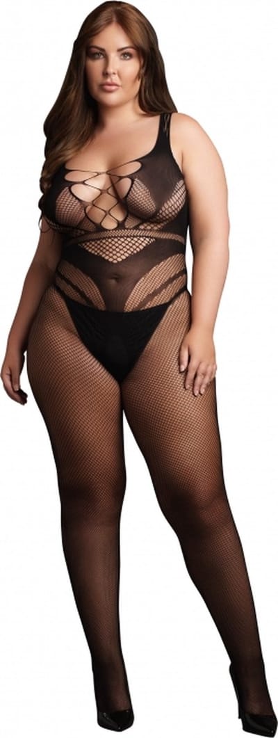 Bodystocking met Accentuated Lines - OSX - Zwart