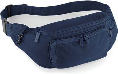 Quadra heuptasje - donkerblauw - buideltasje - volwassenen - 37 x 15 cm - fanny pack