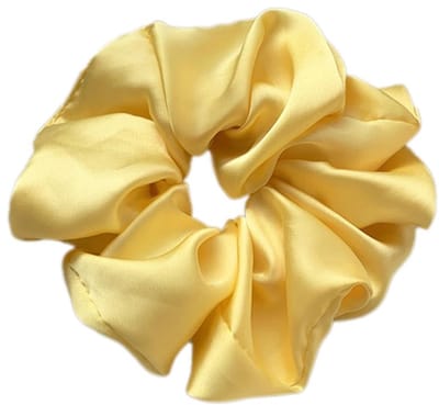 Dailygoods- Haarelastiekjes 5 stuks - Satijnen Haaraccessoires - Elastische Haarband - Zachte Scrunchies - Paardenstaart Houder - Diameter 18 cm