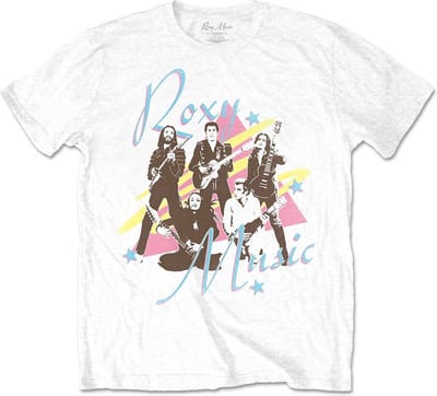 Roxy Music - Guitars Heren T-shirt - S - Wit